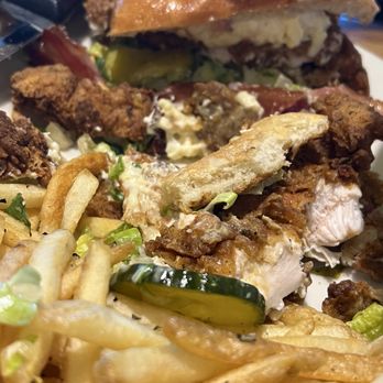 Bazille at Nordstrom - Crispy Chicken Sandwich - New American Near Me - Dallas, Texas