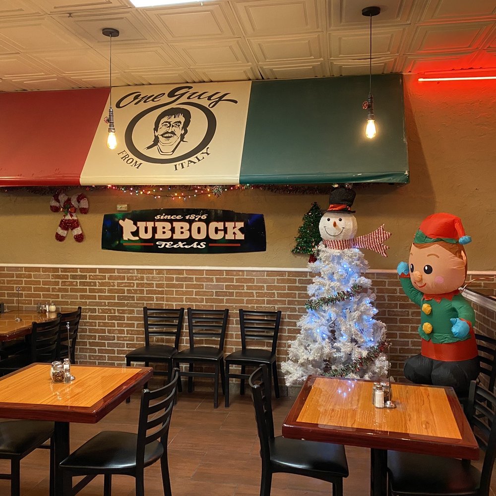 One Guy from Italy University - Inside Section - Pizza Near Me - Lubbock, Texas