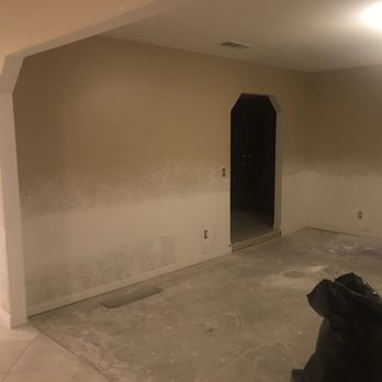 Home Perfect Restoration - Living room affected.. there's a step DOWN from the entry way. But still removed drywall - Carpet Cleaning Near Me - Temecula, California Home Perfect Restoration - Living room affected.. there's a step DOWN from the entry way. But still removed drywall - Carpet Cleaning Near Me - Temecula, California