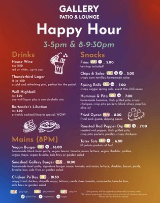 Menu photo 1 Gallery Patio & Lounge Vancouver, BC Menu photo 1 Gallery Patio & Lounge Vancouver, BC