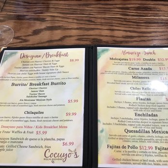 Cocuyo’s Restaurant - Menu - Mexican Near Me - Soledad, California Cocuyo’s Restaurant - Menu - Mexican Near Me - Soledad, California