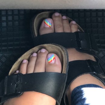 Nail Star VK - Rainbows on my toes - Nail Salons Near Me - Monterey Park, California