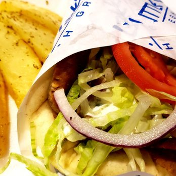 Little Greek Fresh Grill - Gyro and Greek Potatoes. Delicious! - Mediterranean Near Me - Little Elm, Texas