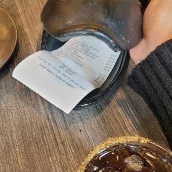 Four Monkeys - The check! - Indian Near Me - Summit, New Jersey