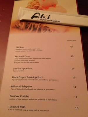 Menu photo 1 Aki Japanese Cuisine Bloomfield, NJ Menu photo 1 Aki Japanese Cuisine Bloomfield, NJ