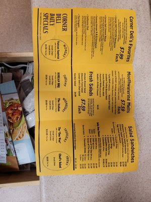 Menu photo 7 Corner Deli Ontario, CA Menu photo 7 Corner Deli Ontario, CA