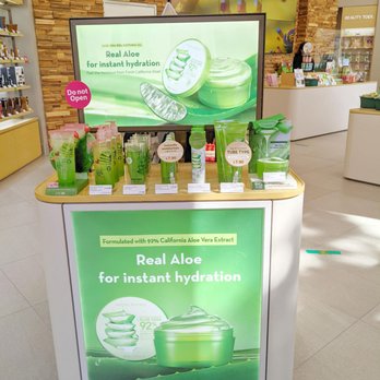 Nature Republic - Aloe vera section I think this might be their most well-known line of products. - Cosmetics & Beauty Supply Near Me - Irvine, California