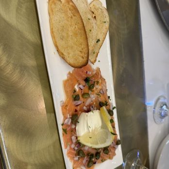 Blanc - Salmon Carpaccio - French Near Me - Fort Myers, Florida