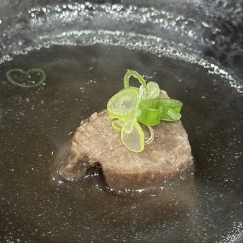 Yakiniku Shodai - Poached beef tongue with green onions in a light broth - Japanese Near Me - San Francisco, California Yakiniku Shodai - Poached beef tongue with green onions in a light broth - Japanese Near Me - San Francisco, California
