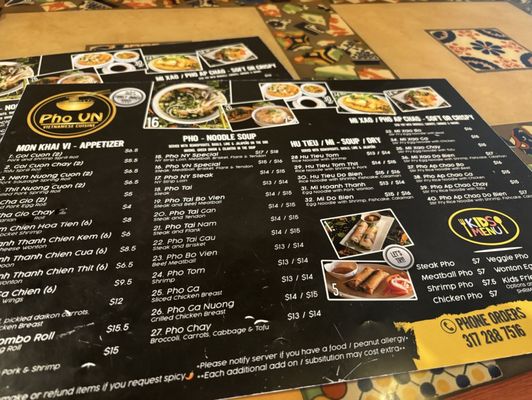 Menu photo 3 Pho VN Cuisine Fishers, IN