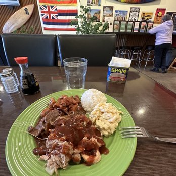 Kimo's Hawaiian BBQ - Combo plate - Barbeque Near Me - Albuquerque, New Mexico Kimo's Hawaiian BBQ - Combo plate - Barbeque Near Me - Albuquerque, New Mexico
