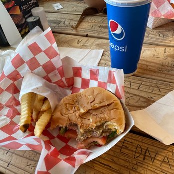 Billy Bob's Hamburgers - a burger and french fries - Burgers Near Me - Hondo, Texas Billy Bob's Hamburgers - a burger and french fries - Burgers Near Me - Hondo, Texas