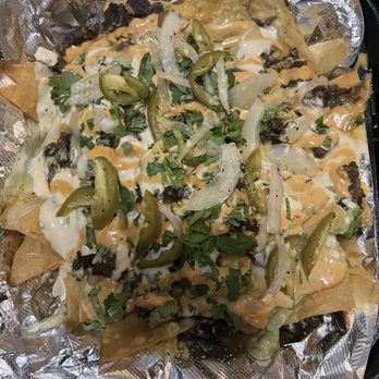 Lost Burro Tacos and Stuff - EL Jefe Nachos w/"lost meat" - Food Trucks Near Me - Glendale, Arizona