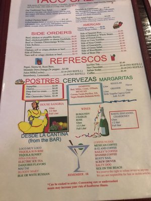 Menu photo 4 Ranchito Mexican Restaurant Milton, WA
