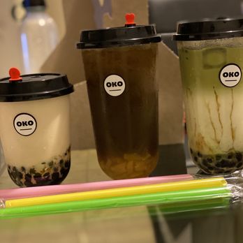 Oko Cafe - Three of their best drinks - Cafes Near Me - Gardena, California