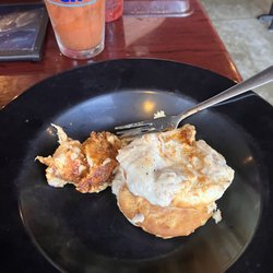 Captain's Sports Lounge - Biscuits and fried chicken