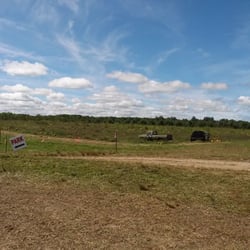 Behling Orchards - from tractor, looking out at blueberry field and apple orchard beyond!!!