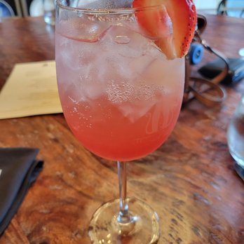 Three Cats - Strawberry gin spritz - New American Near Me - Clawson, Michigan Three Cats - Strawberry gin spritz - New American Near Me - Clawson, Michigan