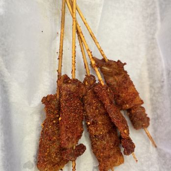 Pepper Tavern - Pork belly skewers. Too sweet for me - Chinese Near Me - San Gabriel, California Pepper Tavern - Pork belly skewers. Too sweet for me - Chinese Near Me - San Gabriel, California