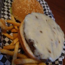The Final Score - Swiss cheeseburger