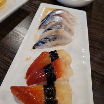 The Sushi By Jin - Surf clam and Saba mackerel sushi - Japanese Near Me - Fullerton, California