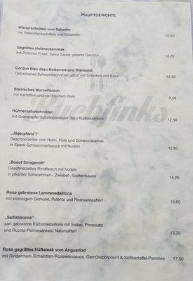 Menu photo 7 Buchfinks Landgasthaus Alland, 3 Menu photo 7 Buchfinks Landgasthaus Alland, 3