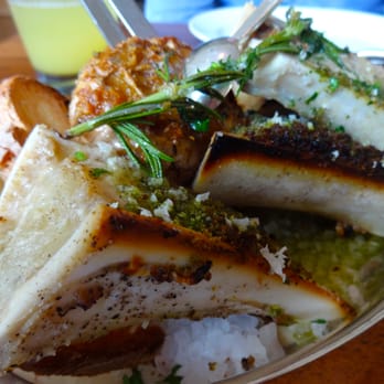 Blue Duck Tavern - WOOD-OVEN ROASTED BONE MARROW
Horseradish Butter, Parsley Crust - New American Near Me - Washington, DC, District of Columbia Blue Duck Tavern - WOOD-OVEN ROASTED BONE MARROW
Horseradish Butter, Parsley Crust - New American Near Me - Washington, DC, District of Columbia
