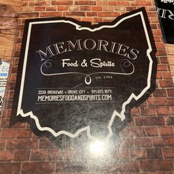 Memories Food & Spirits - Cool signage