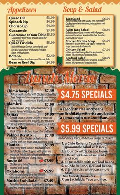 Menu photo 2 Senor Pablo Sapulpa, OK Menu photo 2 Senor Pablo Sapulpa, OK