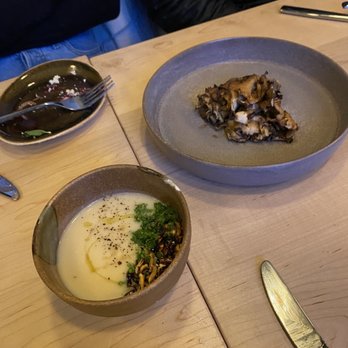 Lenox Sophia - Celeriac soup and Hen of the Woods - New American Near Me - Boston, Massachusetts