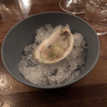 Uchi Dallas - Oyster with Asian pear oroshi - Japanese Near Me - Dallas, Texas Uchi Dallas - Oyster with Asian pear oroshi - Japanese Near Me - Dallas, Texas