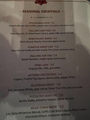 Menu photo 2 Red Fox Prime Steakhouse Glastonbury, CT Menu photo 2 Red Fox Prime Steakhouse Glastonbury, CT