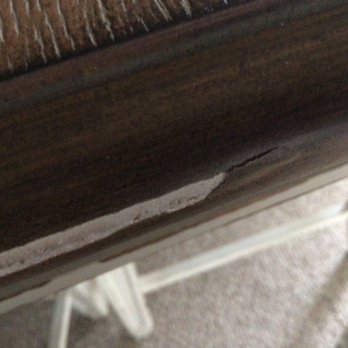 Ashley Store - Table edge cracking and coming off . - Furniture Stores Near Me - Avon, Ohio