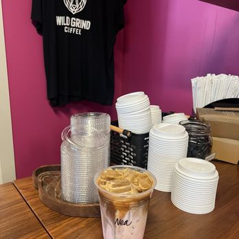 Wild Grind Coffee - Iced Neapolitan Latte - Coffee & Tea Near Me - Minneapolis, Minnesota Wild Grind Coffee - Iced Neapolitan Latte - Coffee & Tea Near Me - Minneapolis, Minnesota