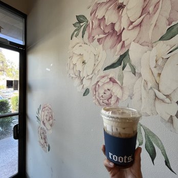 Roots Cafe - Vanilla Iced Cold Brew with Cream - Cafes Near Me - Cerritos, California Roots Cafe - Vanilla Iced Cold Brew with Cream - Cafes Near Me - Cerritos, California
