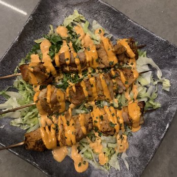 Live Axe - Tender Chicken Skewers - Axe Throwing Near Me - New York, New York Live Axe - Tender Chicken Skewers - Axe Throwing Near Me - New York, New York