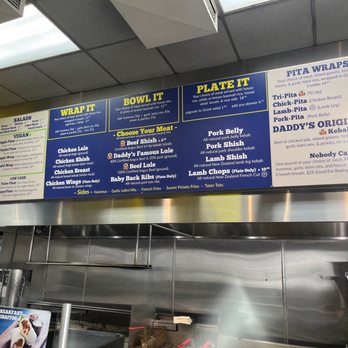 Kebab Daddy - Menu - Mediterranean Near Me - Montrose, California