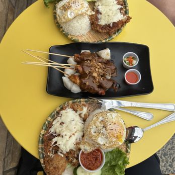 Griddle And Rice - chicken skewers, ayam geprek - Breakfast & Brunch Near Me - Philadelphia, Pennsylvania