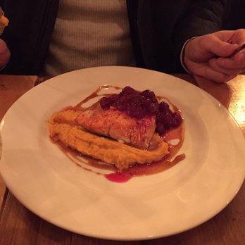 Bridge Street Social - Salmon - Wine Bars Near Me - DeWitt, Michigan