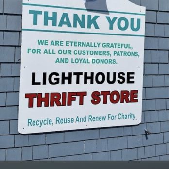 Lighthouse Thrift Store - This is the sign on the front door of this charity and I can't believe how I was just treated by a 20 year-old when I donated items today. - Thrift Stores Near Me - Salisbury, Massachusetts Lighthouse Thrift Store - This is the sign on the front door of this charity and I can't believe how I was just treated by a 20 year-old when I donated items today. - Thrift Stores Near Me - Salisbury, Massachusetts