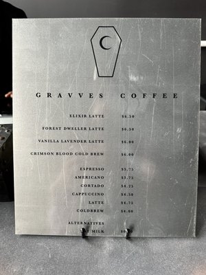 Menu photo 5 Gravves Coffee San Antonio, TX Menu photo 5 Gravves Coffee San Antonio, TX