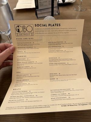Menu photo 4 Cibo Detroit Detroit, MI Menu photo 4 Cibo Detroit Detroit, MI