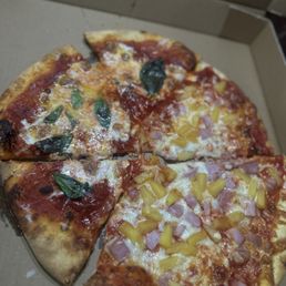 Half Hawaiian half margherita