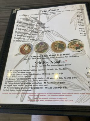 Menu photo 8 Pho Noodles Phoenix, AZ