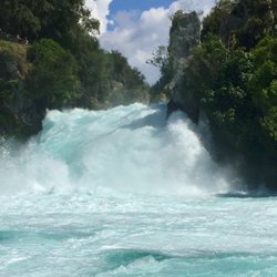 Huka Falls River Cruise - Huka Falls from the boat