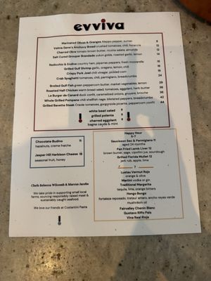 Menu photo 1 Evviva New Orleans, LA