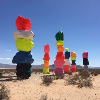 Seven Magic Mountains - Public Art Near Me - Las Vegas, Nevada Seven Magic Mountains - Public Art Near Me - Las Vegas, Nevada