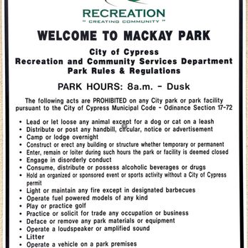 Mackay Park - Playgrounds Near Me - Cypress, California
