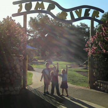 Jump River Park - My kids at the front of the river jump park. - Playgrounds Near Me - Redding, California