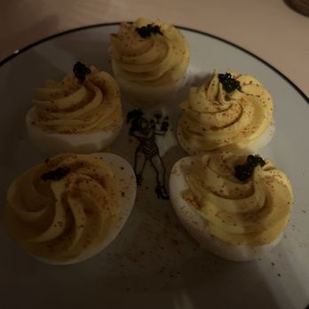 Tiny Lou's - Deviled eggs with caviar. They were standard. The caviar didn't do much over the mustard - French Near Me - Atlanta, Georgia